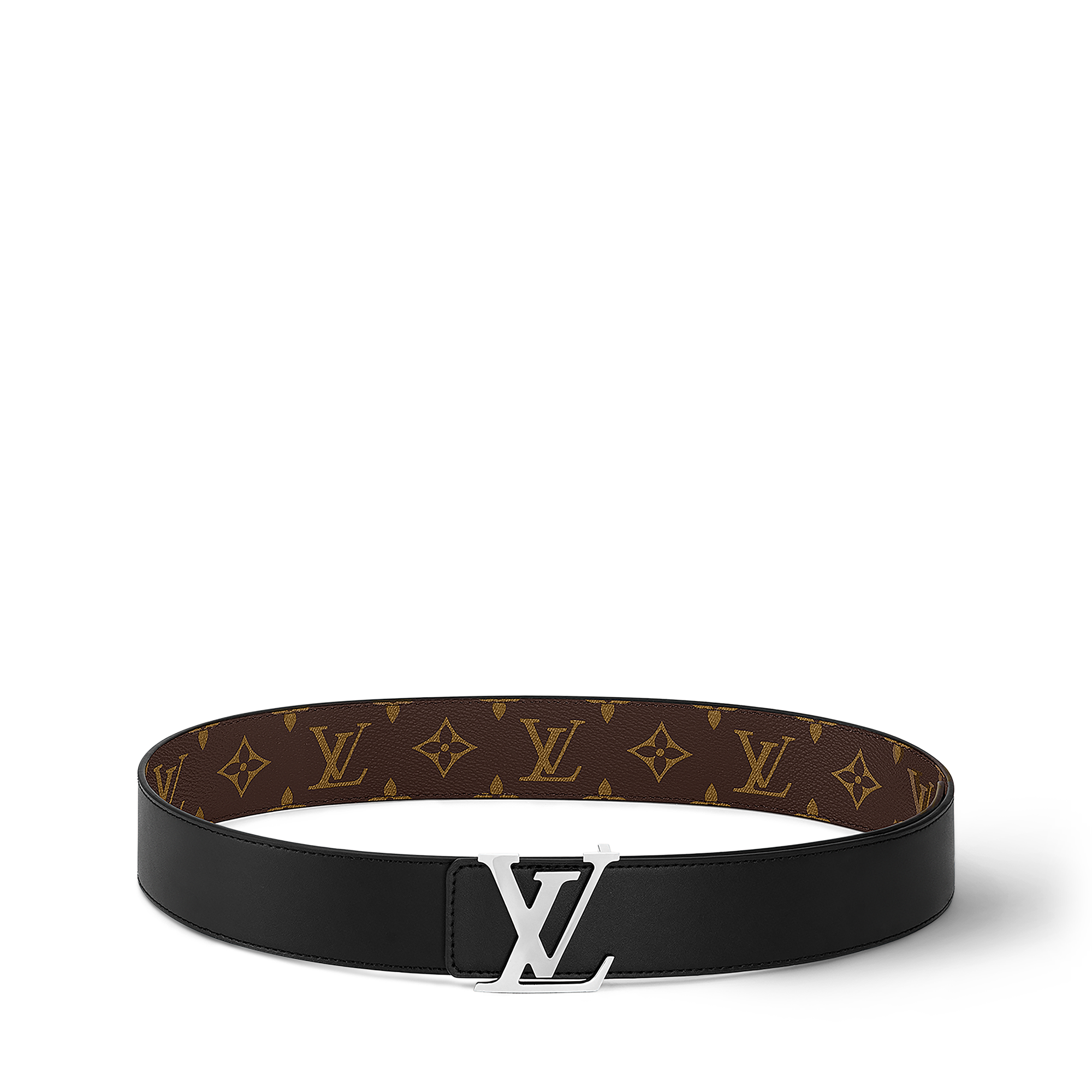 LV Initiales 40MM Reversible Monogram Macassar - Valentine's Day